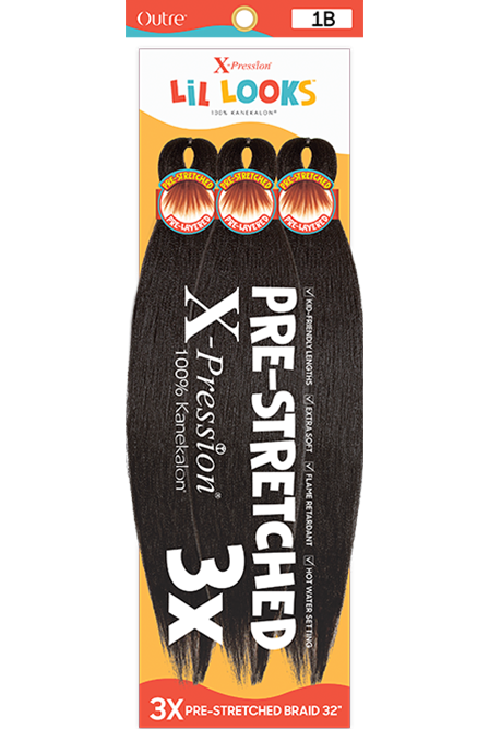 Outre X-pression Lil Looks Pre-Stretched Calming Braid 32" - 3X