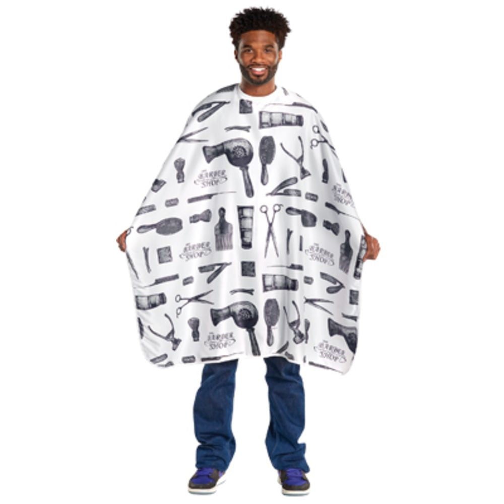 SCALPMASTER BARBER PRINT STYLING CAPE