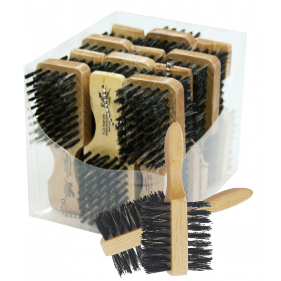 EDEN 2 SIDED MINI SOFT & HARD CLUB BRUSH (00533)