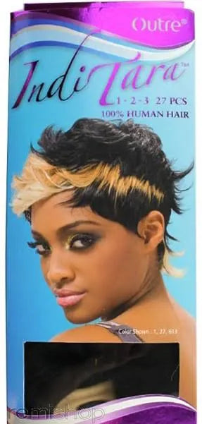 OUTRE 100% HUMAN HAIR / PREMIUM INDIAN TARA / INDIAN TARA 1-2-3 27PCS