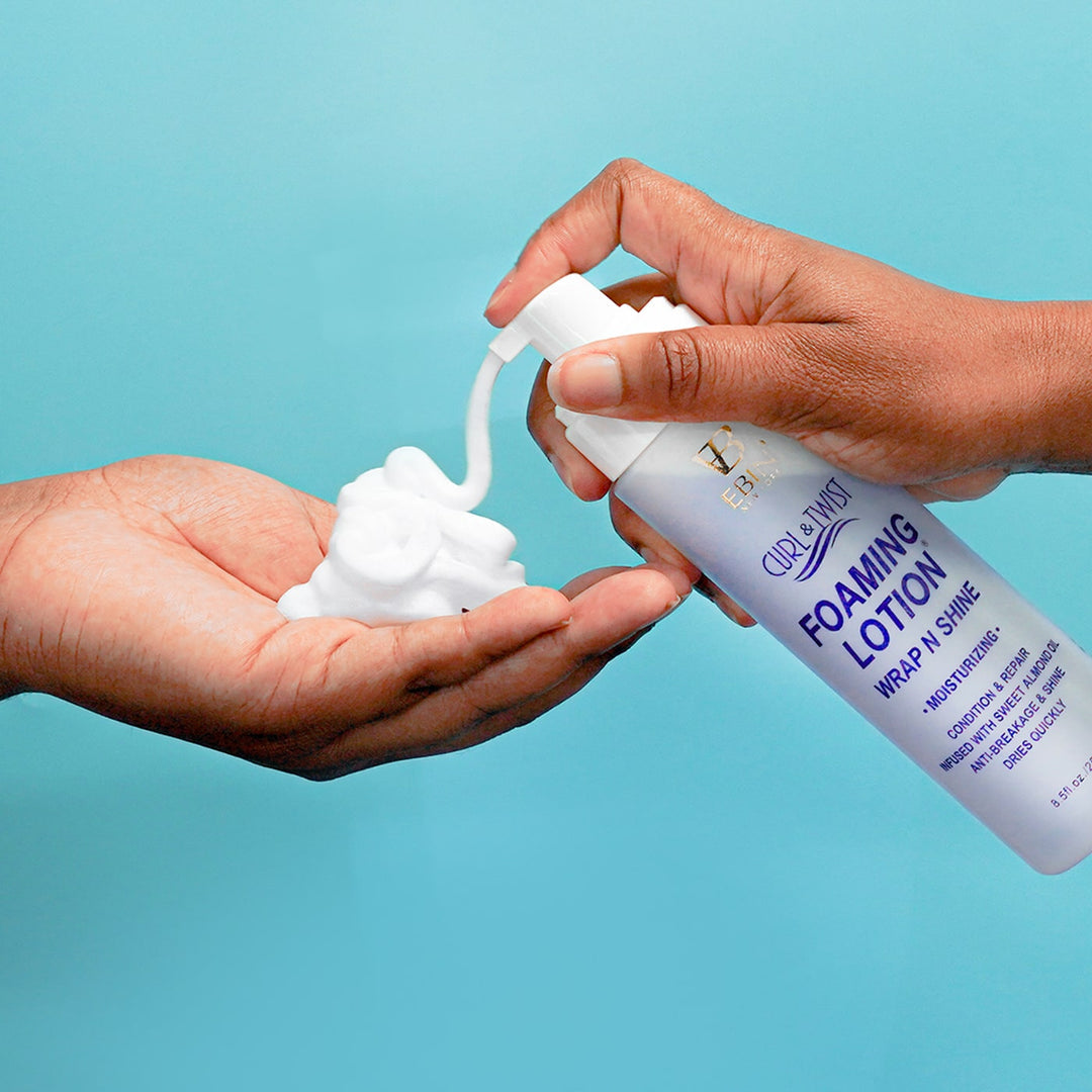 EBIN CURL & TWIST FOAMING LOTION 8 OZ.