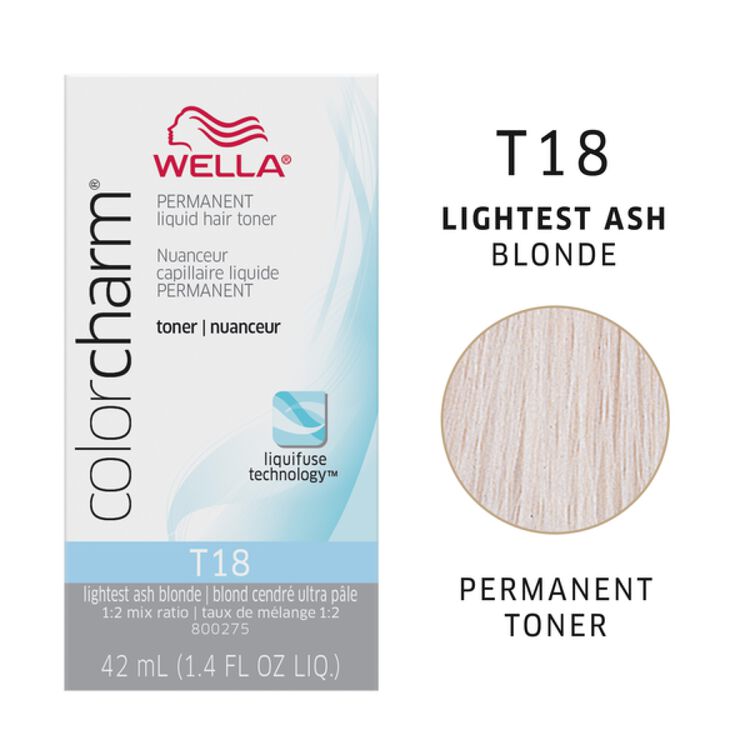 WELLA COLOR CHARM PERMANENT LIQUID HAIR TONERS 1.4 OZ.