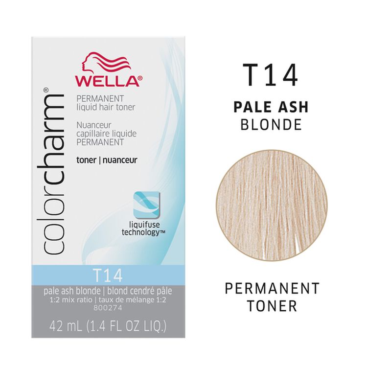 WELLA COLOR CHARM PERMANENT LIQUID HAIR TONERS 1.4 OZ.