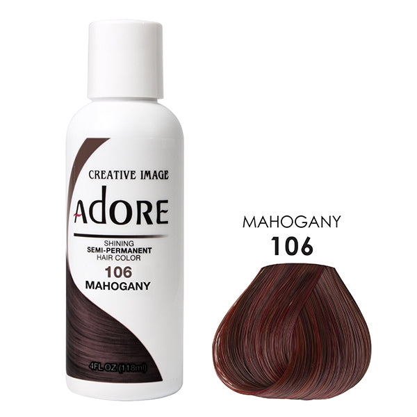 ADORE SEMI-PERMANENT HAIR COLOR 4 FL.OZ.
