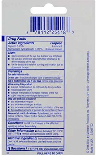 HANDY POCKET PAL REDNESS RELIEF EYE DROP 0.2 FL OZ