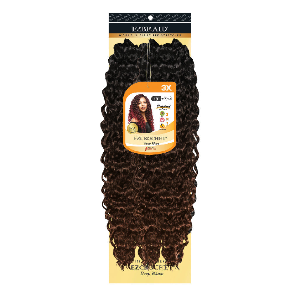 Hairland Ezcrochet Deep Wave 18” - 3X