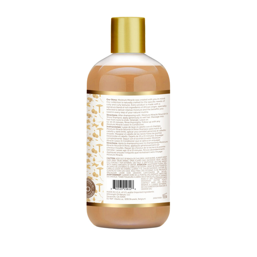 AFRICAN PRIDE MOISTURE MIRACLE HONEY, CHOCOLATE & COCONUT OIL CONDITIONER, 12OZ.