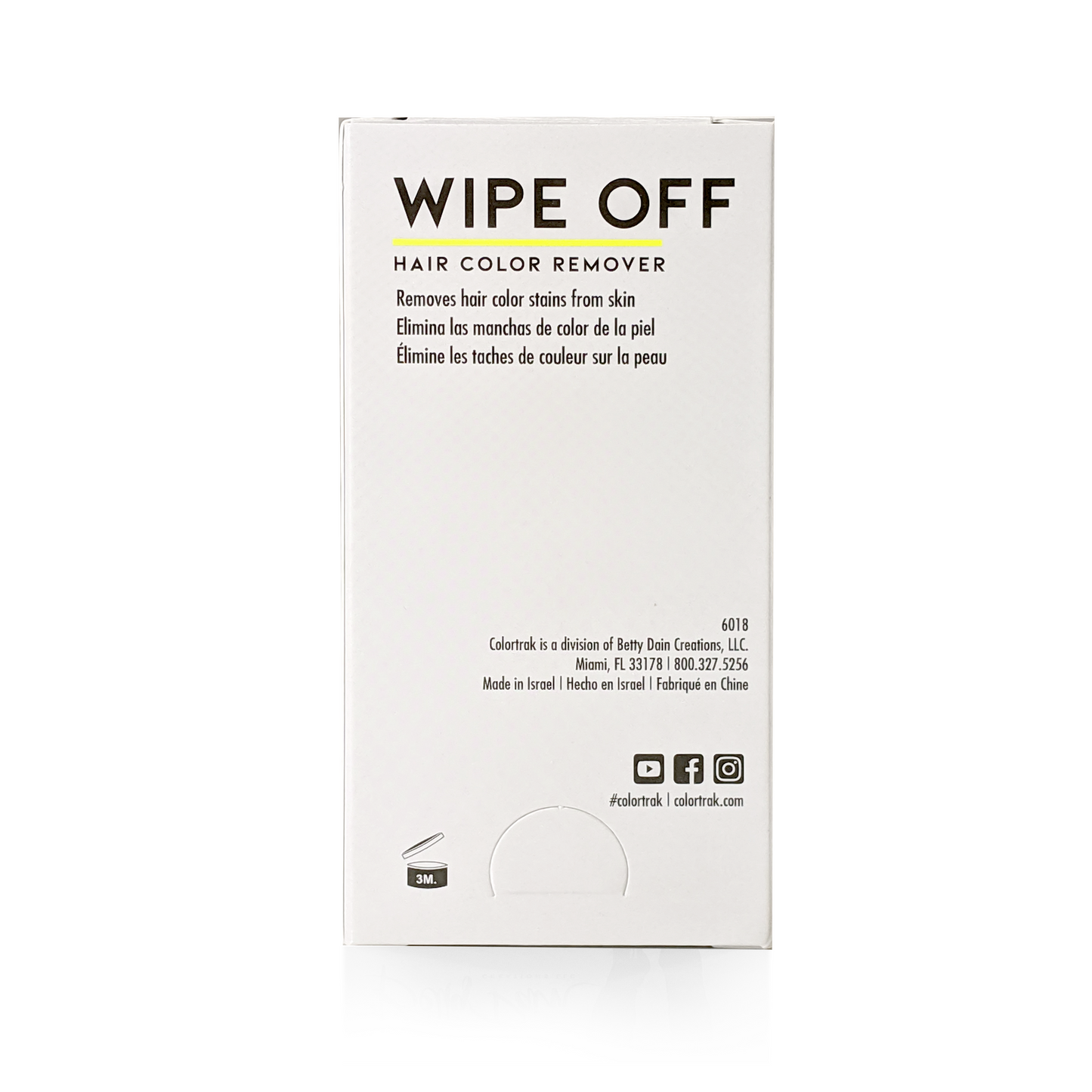COLORTRAK WIPE OFF HAIR COLOR REMOVER WIPES