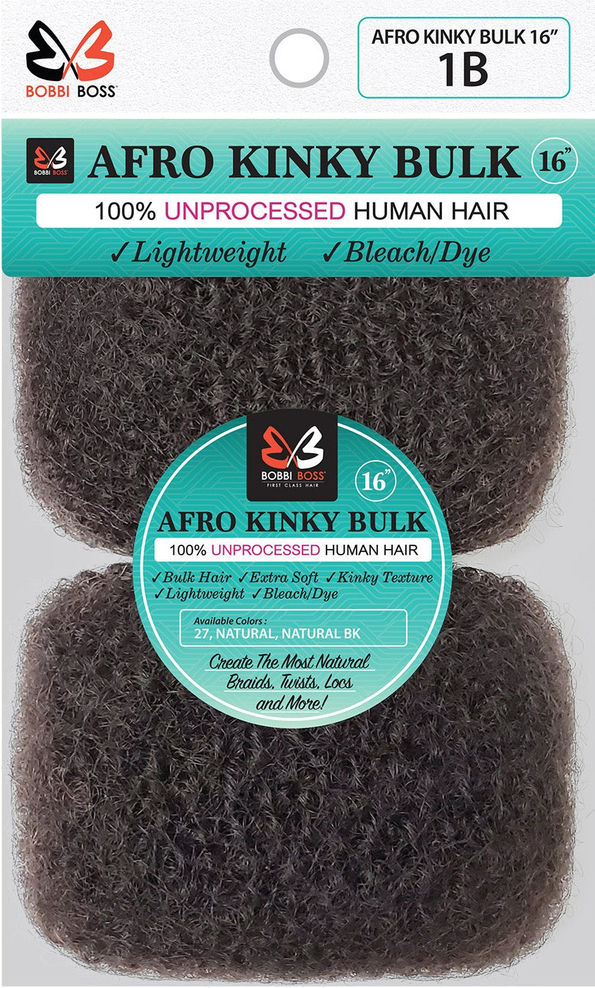 BOBBI BOSS UNPROCESSED HUMAN HAIR AFRO KINKY BULK