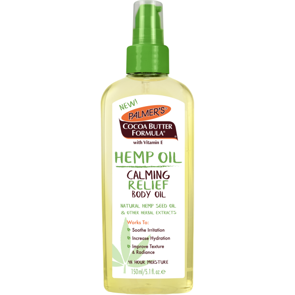 PALMERS HEMP OIL CALMING RELIEF BODY OIL 5.1 OZ.