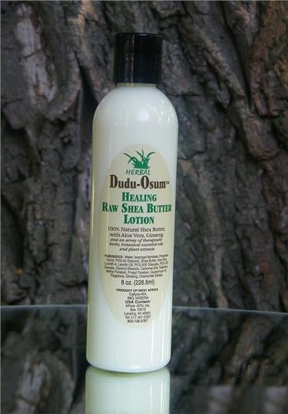 DUDU-OSUM RAW SHEA BUTTER LOTION 8 OZ.