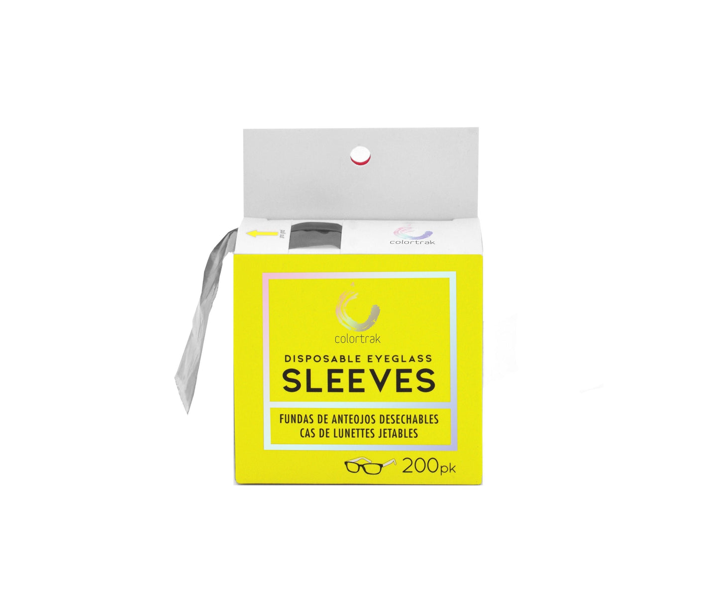 COLORTRAK 200PK DISPOSABLE EYEGLASS SLEEVES