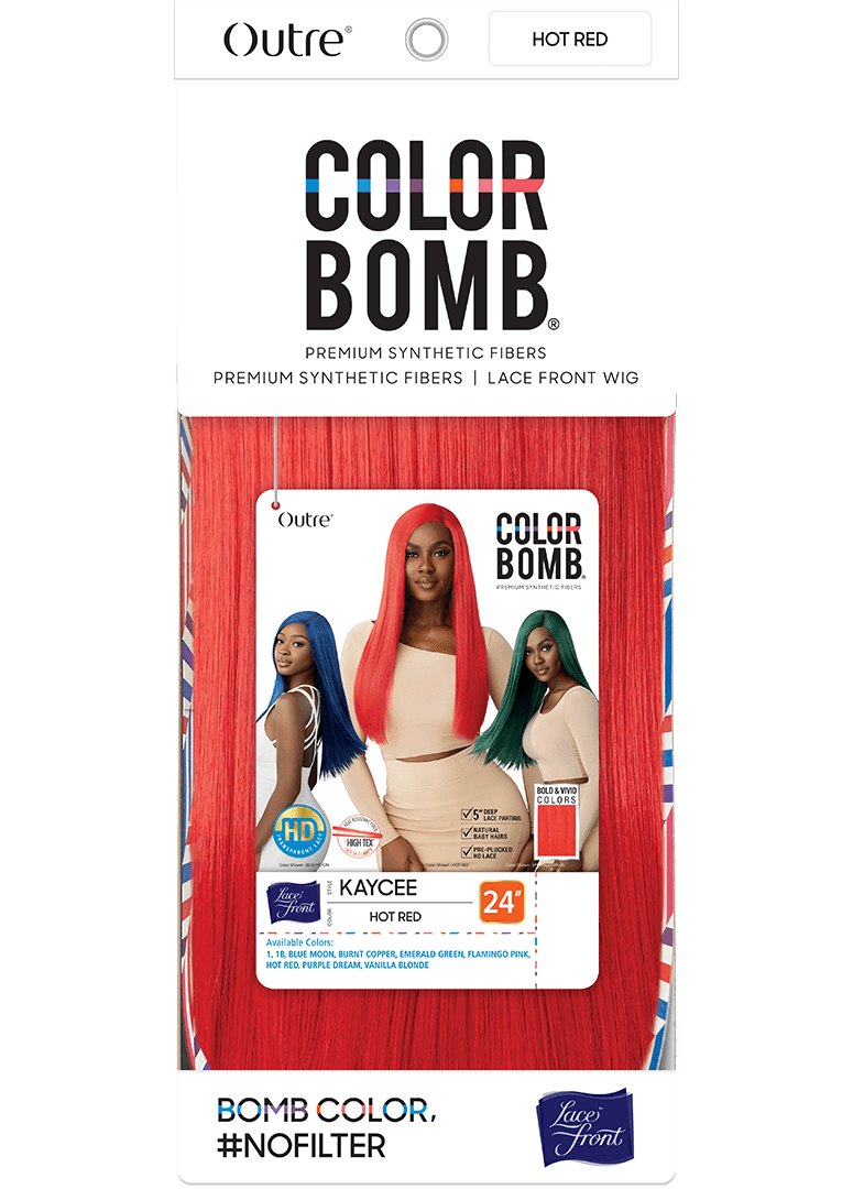 OUTRE LACEFRONT COLORBOMB WIG - KAYCEE