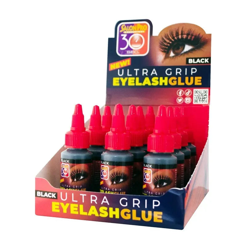 SALON PRO 30 SECOND BLACK EYELASH GLUE 1 OZ.