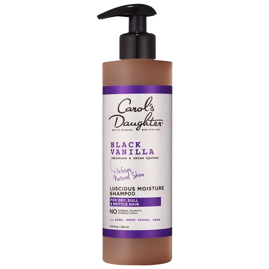 CAROL’S DAUGHTER BLACK VANILLA MOISTURE & SHINE SULFATE FREE SHAMPOO 12 OZ.