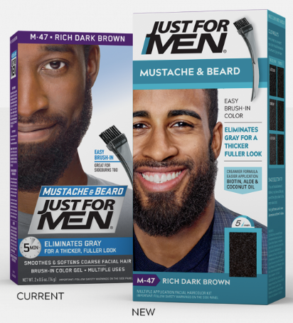 JUST FOR MEN MUSTACHE & BEARD COLOR