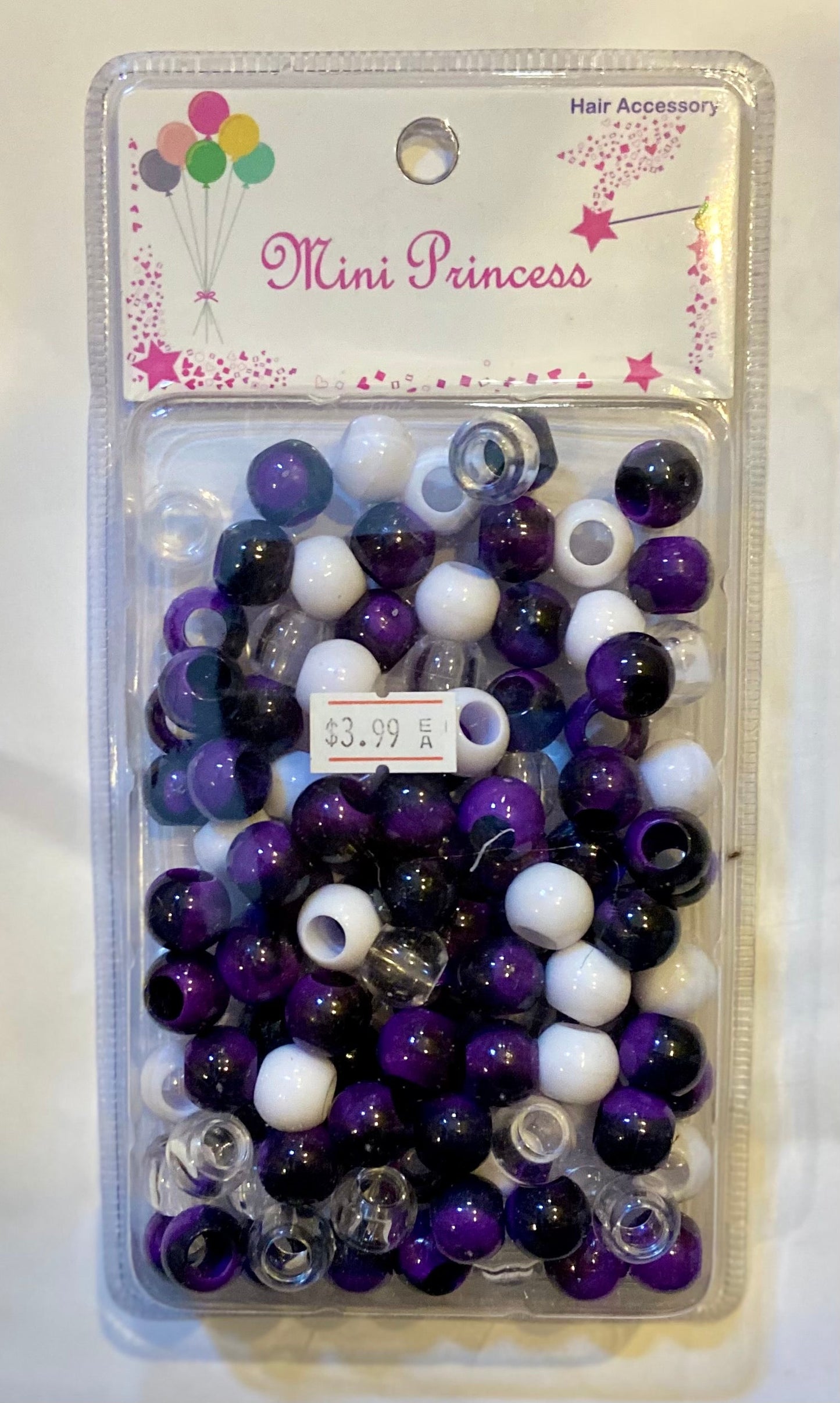 MINI PRINCESS HAIR BEADS (LARGE)