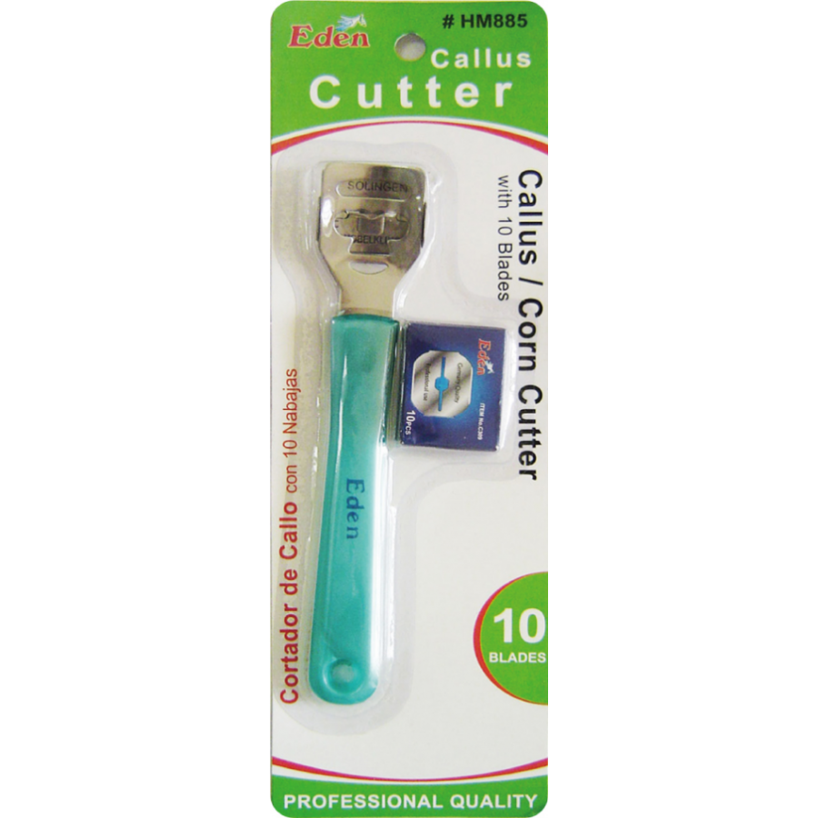 EDEN CALLOUS CUTTER W/ 10 BLADES