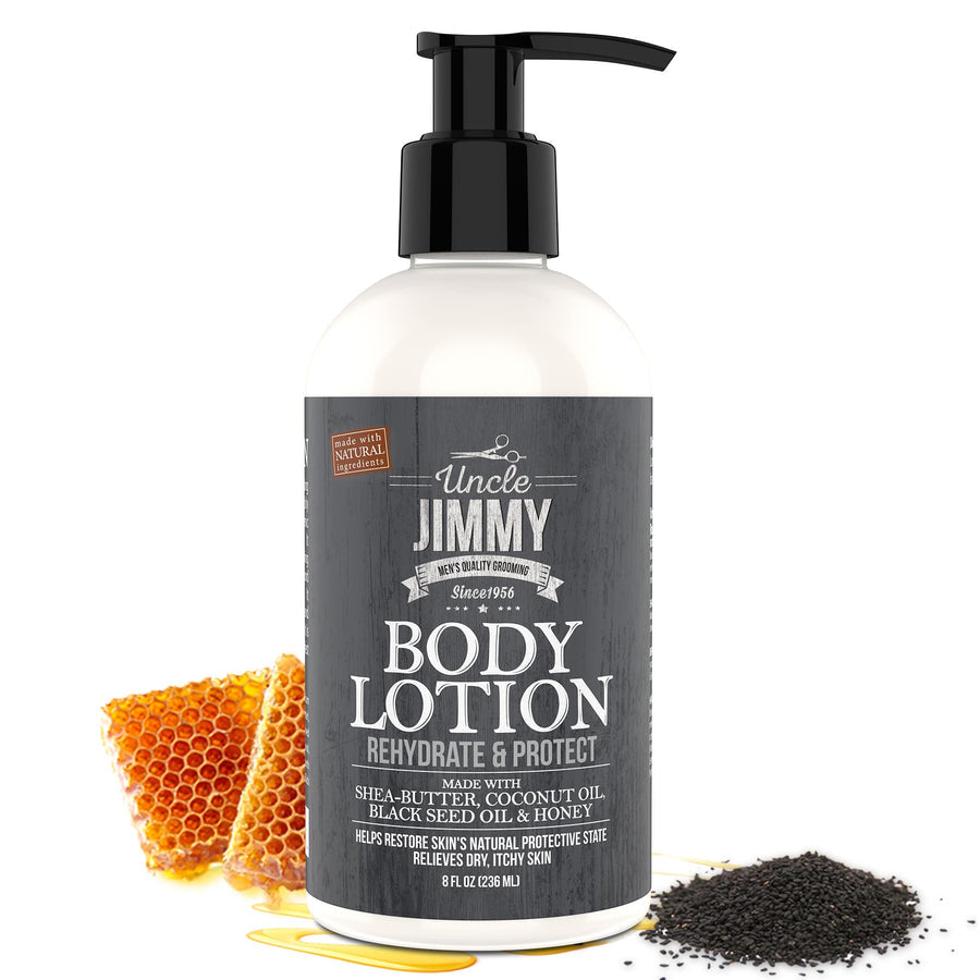 UNCLE JIMMY BODY LOTION 8 OZ.