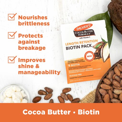 PALMERS’S COCOA BUTTER FORMULA LENGTH RETENTION + BIOTIN PACK 2.1 FL.OZ.