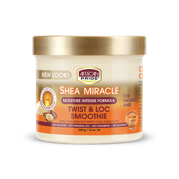SHEA MIRACLE MOISTURE TWIST & LOC SMOOTHIE 12 OZ.