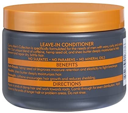 CANTU SHEA BUTTER MEN’S COLLECTION LEAVE-IN CONDITIONER 13 OZ.