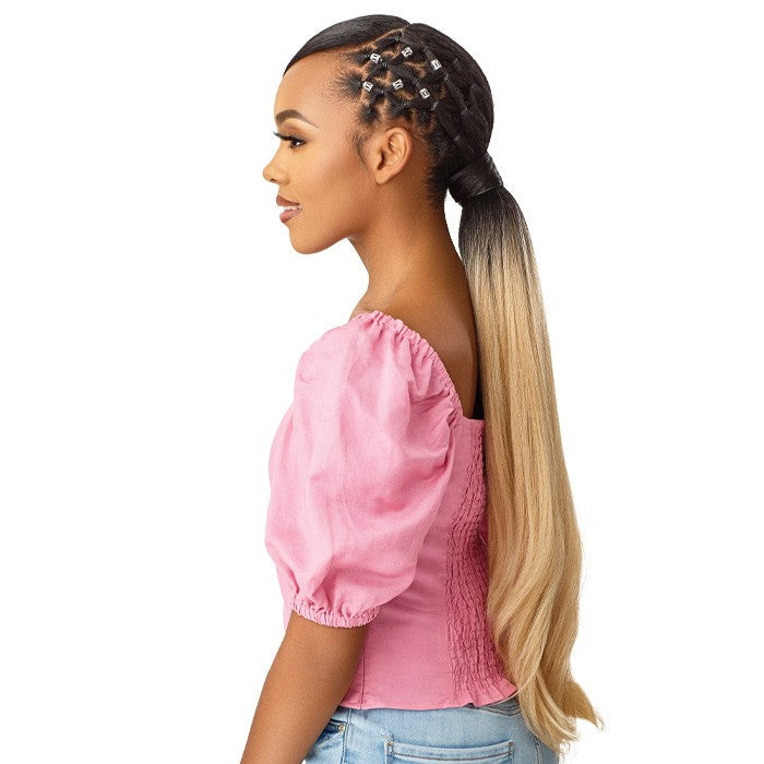 OUTRE CONVERTI CAP + WRAP PONY WIG - KISS & TELL