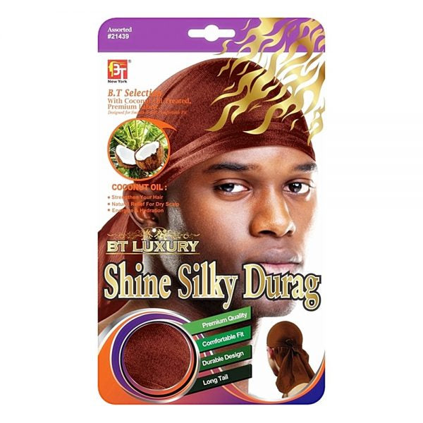 SHINE SILKY DURAG – COCONUT OIL TREATED