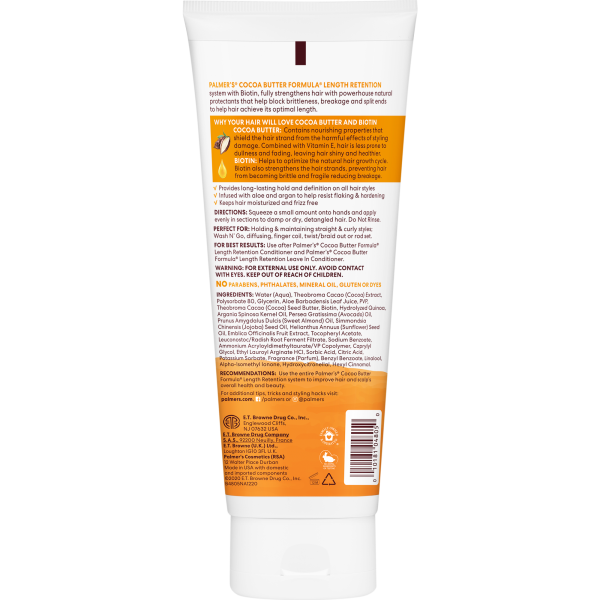 PALMER’S LENGTH RETENTION DEFINING HAIR GEL + BIOTIN 7 FL.OZ.