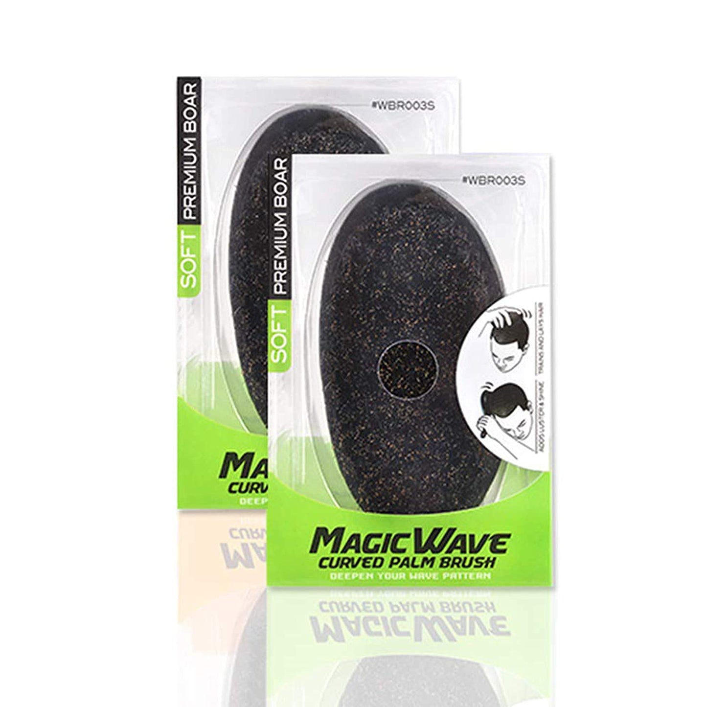 MAGIC WAVE CURVED PALM BRUSH (SOFT)