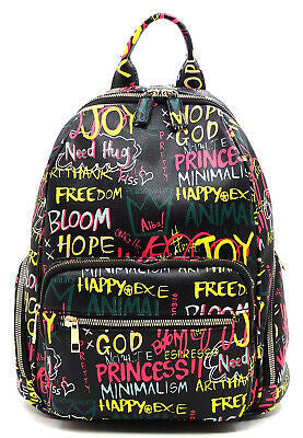 GRAFFITI PRINTED BACKPACK