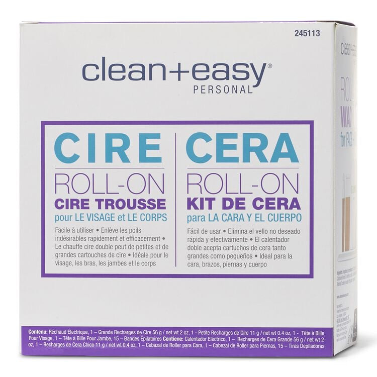 FACE & BODY ROLL-ON WAX KIT