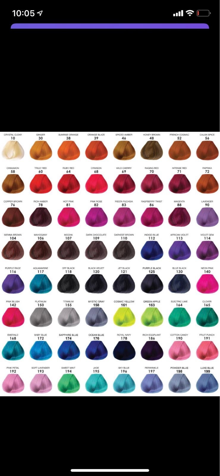 ADORE SEMI-PERMANENT HAIR COLOR 4 FL.OZ.
