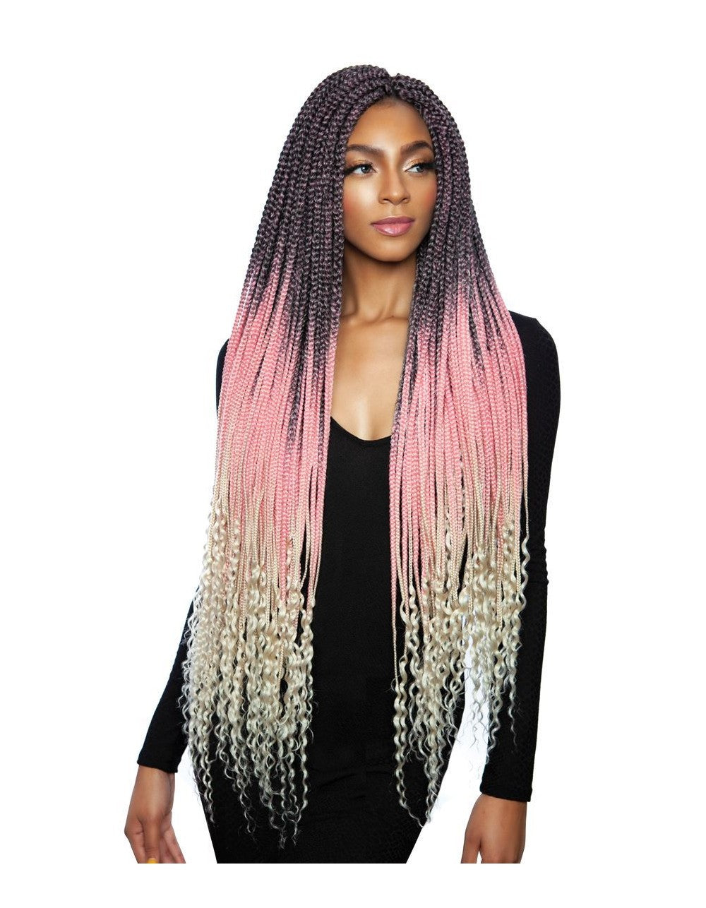 Afri Naptural Crochet Braid 3x Ivy Box Braid 32"(BOX311)