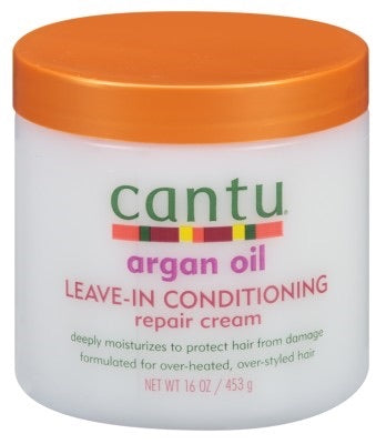 CANTU ARGAN OIL LEAVE-IN CONDITIONING REPAIR CREAM 16OZ.