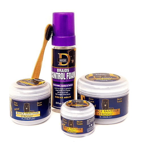 BLACK PANTHER BRAID CONTROL FOAM 7.25 OZ.