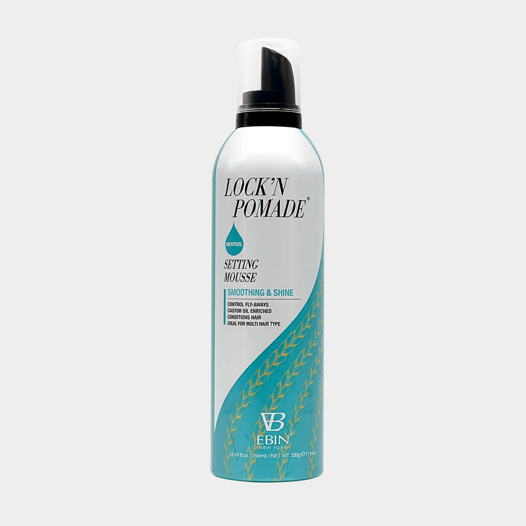 EBIN SETTING MOUSSE SMOOTHING & SHINE - MENTHOL 12.5 OZ.