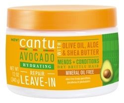 CANTU AVOCADO HYDRATING REPAIR LEAVE-IN 12OZ.