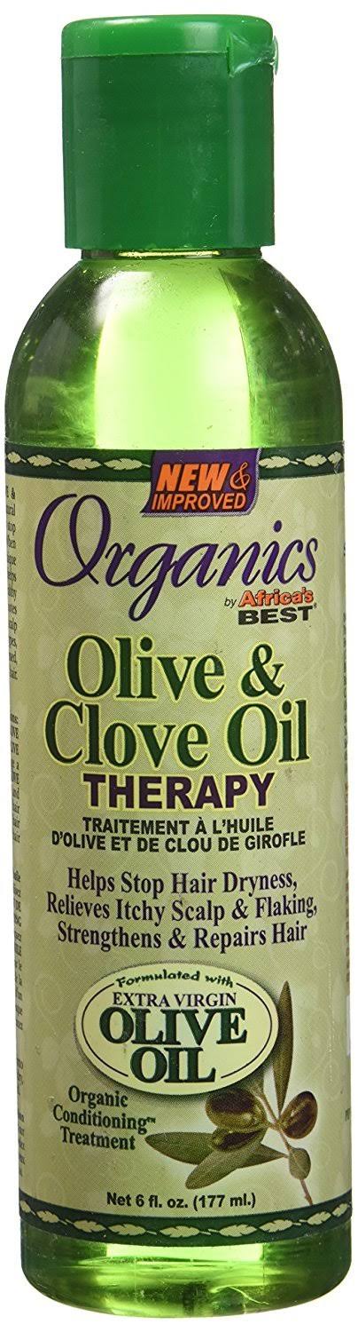 ORGANICS BY AFRICA'S BEST OLIVE & CLOVE OIL THERAPY 6 OZ.