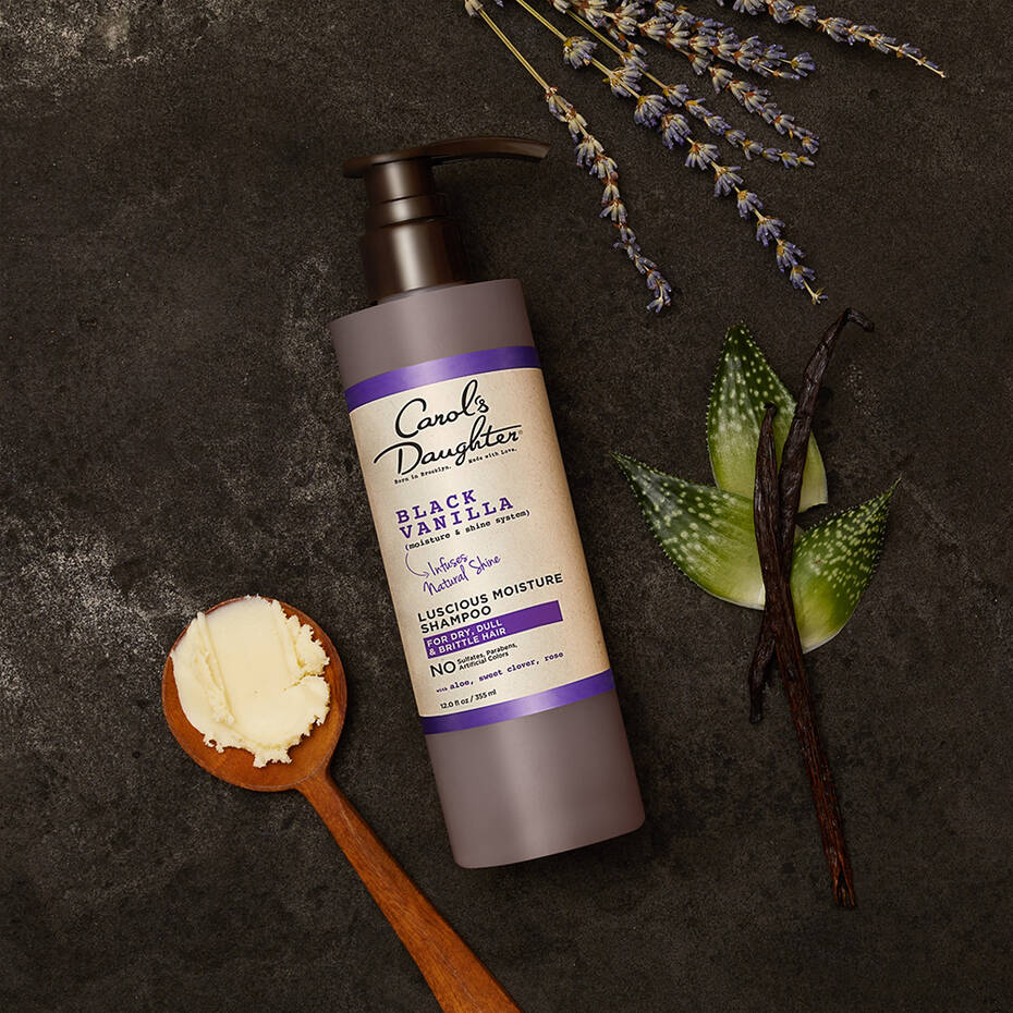 CAROL’S DAUGHTER BLACK VANILLA MOISTURE & SHINE SULFATE FREE SHAMPOO 12 OZ.
