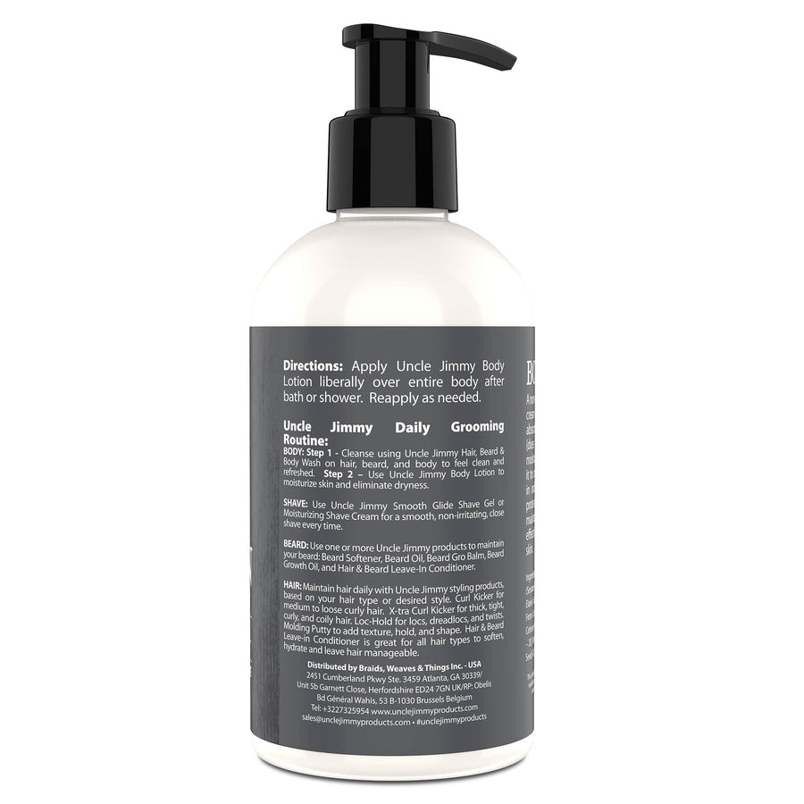 UNCLE JIMMY BODY LOTION 8 OZ.