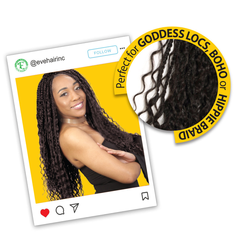 Eve Hair Luv French Deep Curl Bulk 18”