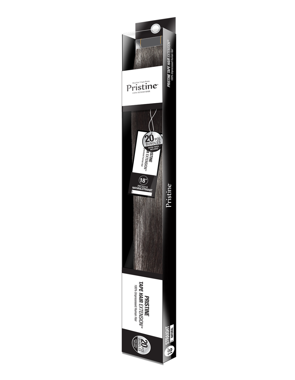 MANE CONCEPT PRISTINE 100% HUMAN TAPE HAIR EXTENSION 18”
