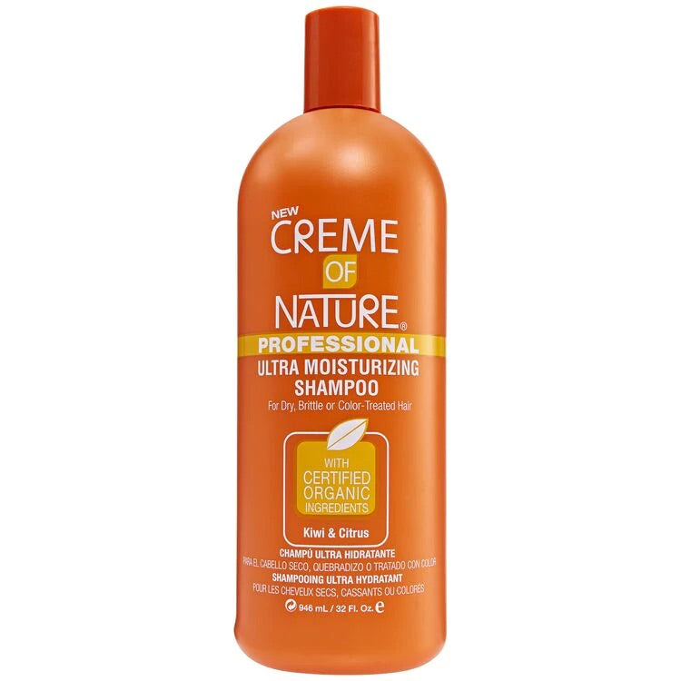 CREME OF NATURE KIWI & CITRUS ULTRA MOISTURIZING SHAMPOO 32 OZ.