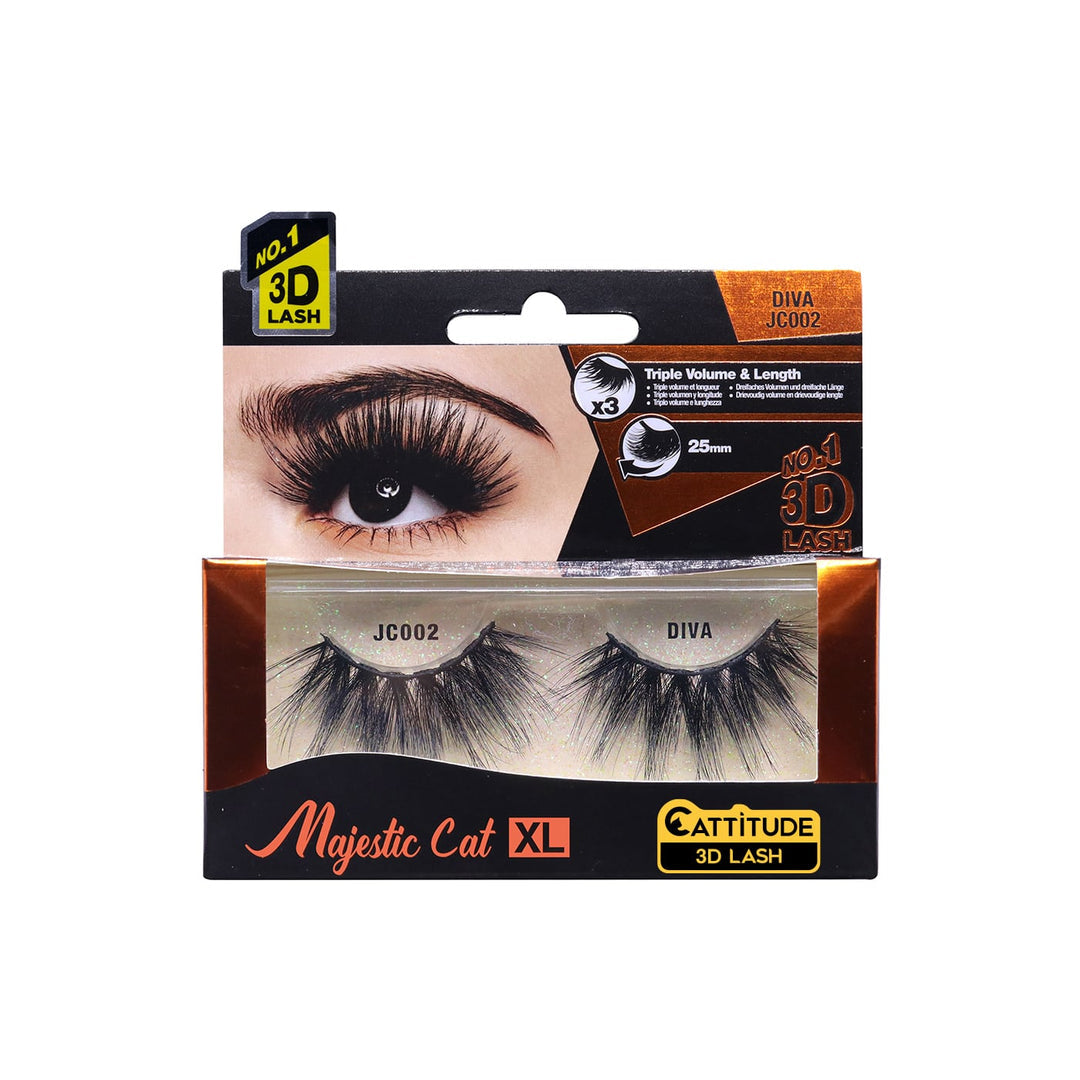 EBIN DIVA - MAJESTIC CAT 25MM 3D LASHES