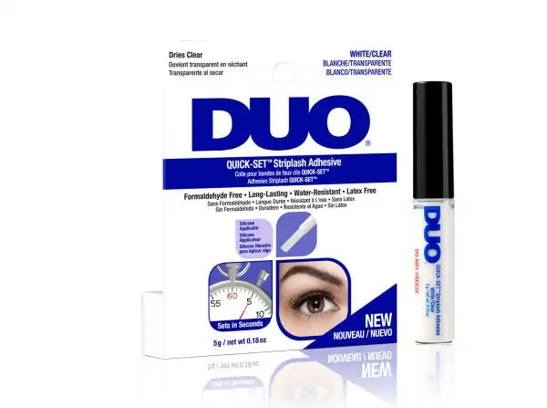 DUO QUICK-SET STRIP LASH ADHESIVE — CLEAR