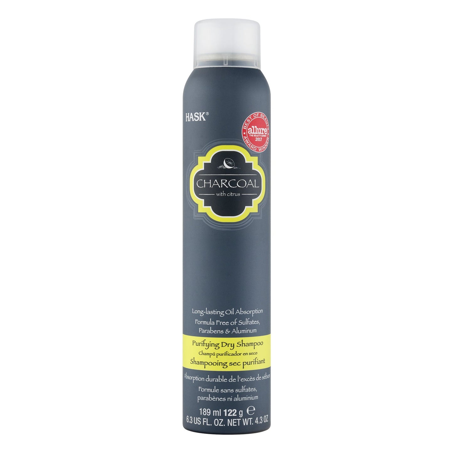 HASK CHARCOAL PURIFYING DRY SHAMPOO 1.75 OZ.