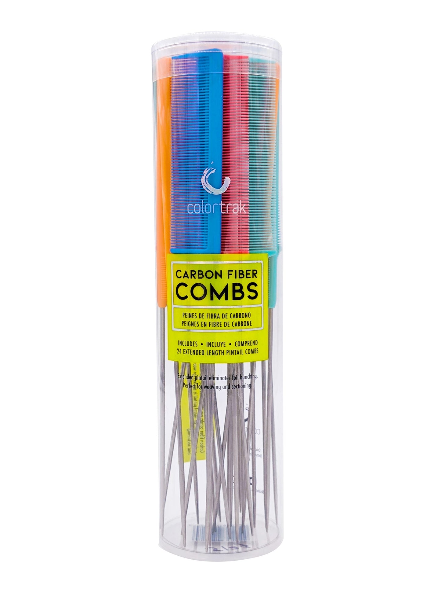 COLORTRAK CARBON FIBER PINTAIL COMB