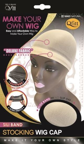Qfitt Sili Band Stocking Wig Cap
