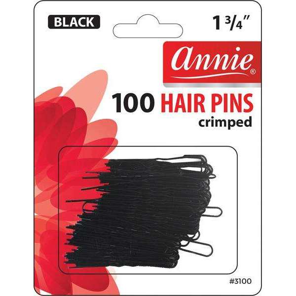 ANNIE CRIMPED HAIR PINS 100CT
